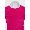 T-shirt decorated with frills