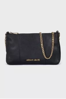 Black bag with brand logo