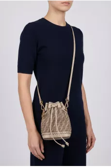 Mon Tresor suede bag