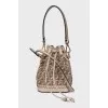 Mon Tresor suede bag