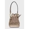 Mon Tresor suede bag