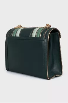 Whitney green leather bag