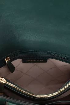 Whitney green leather bag