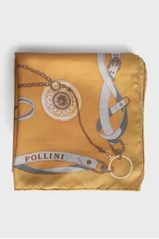 Silk scarf with print