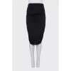 Skirt with draped sides