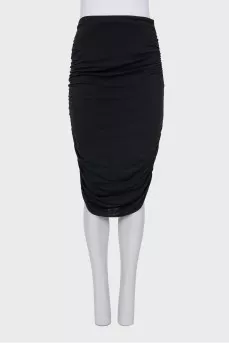 Skirt with draped sides