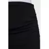 Skirt with draped sides