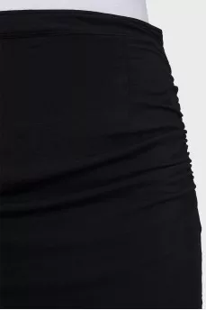 Skirt with draped sides