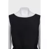 Wool dress with belt