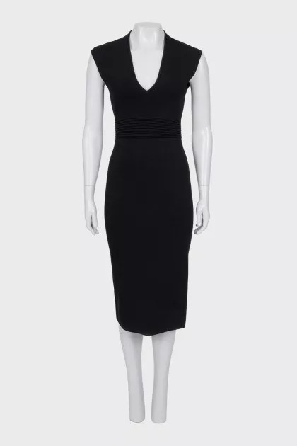 Black sheath dress with tag