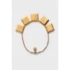 Vintage gold color necklace