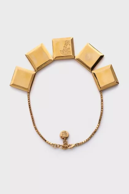 Vintage gold color necklace