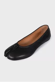 Tabi Leather Ballet Flats
