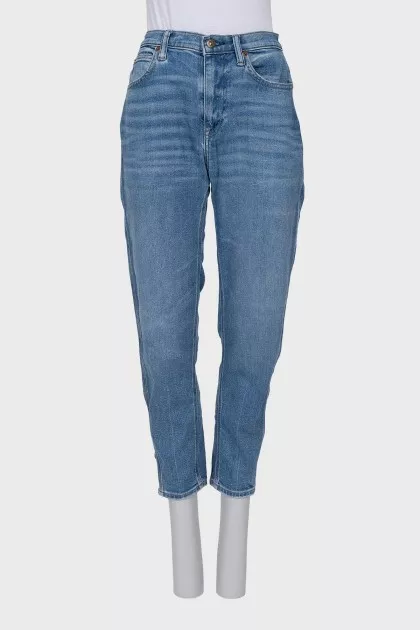 Skinny mid rise jeans
