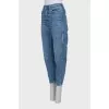 Skinny mid rise jeans