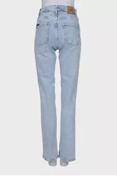 Blue high waist jeans
