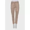 Slim fit mid rise denim