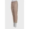 Slim fit mid rise denim