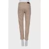 Slim fit mid rise denim