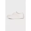 Textile sneakers with rubber toe