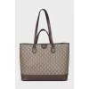 Ophidia bag in signature print