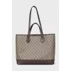 Ophidia bag in signature print