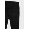 Low rise straight jeans