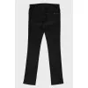 Low rise straight jeans