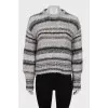 Chunky knit cropped sweater