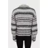 Chunky knit cropped sweater