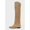 Suede boots Skarlet