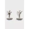 Silver cufflinks