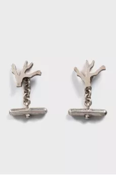 Silver cufflinks