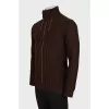 Men's knitted sweater brown