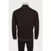 Men's cashmere and silk turtleneck