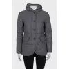 Gray wool jacket