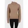 Cashmere sweater with buttons