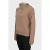 Cashmere sweater with buttons