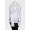 Blouse with a cutout on the back