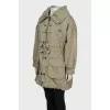 Parka with patch pockets