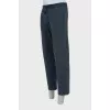 Men's straight fit sports trousers