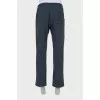 Men's straight fit sports trousers