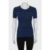 Ribbed Fitted T-Shirt