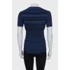 Ribbed Fitted T-Shirt