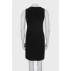 Black A-line dress with tag