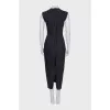 Sheath dress with raw edges