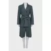 Green suit with shorts