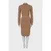 Cashmere skirt suit