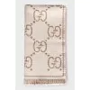 Scarf with lurex threads with tag