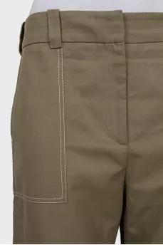Khaki cargo pants